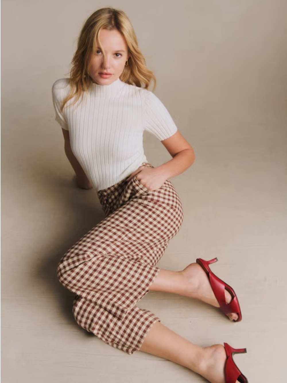 NWT Sezane MARTIN CROP TROUSERS in Size 36/ US size 4 - Picture 4 of 8